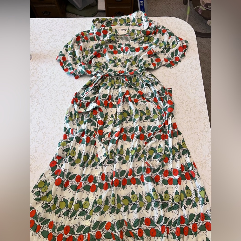 Horrockses Fashions X Joanie - Carly Oranges And Lemons Print Dress
